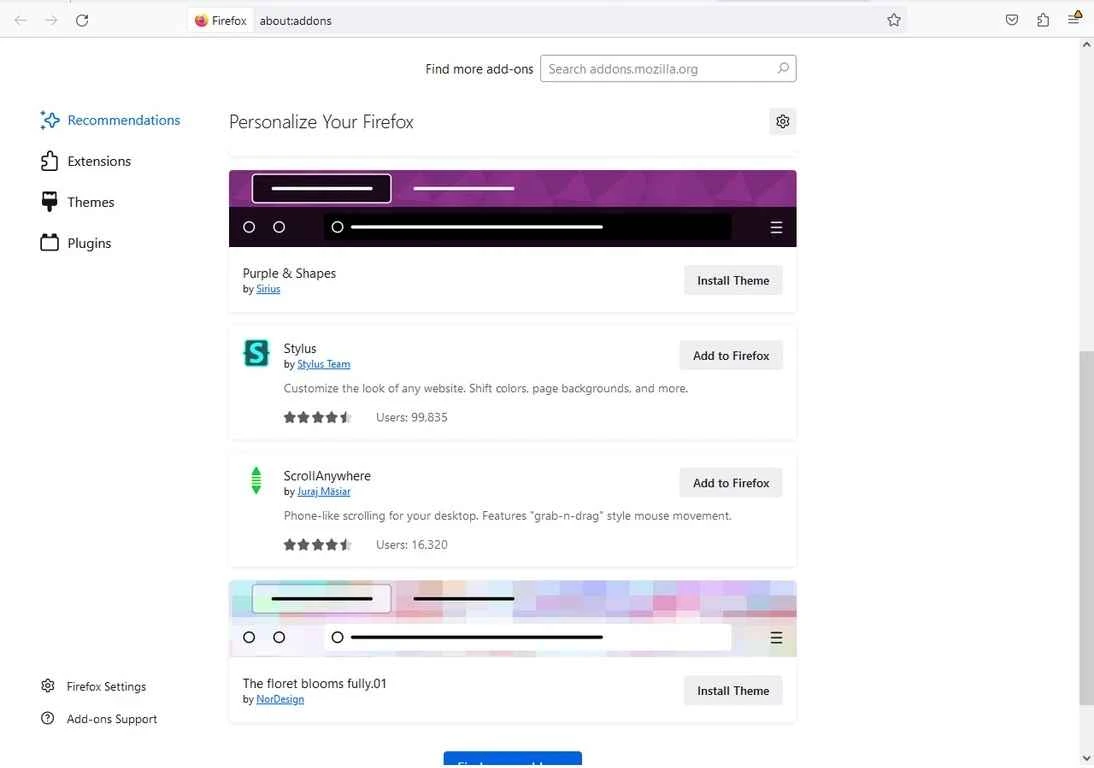 Firefox ESR — لقطة شاشة 4